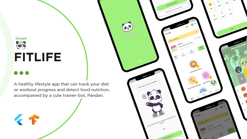 FitLife app screens